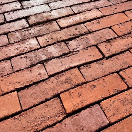 Orange Pressed Brick - Reclaimed Brick Company