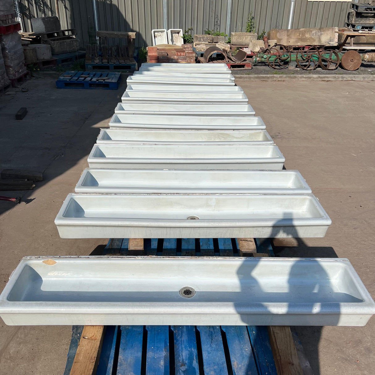 Vintage Original 6ft Ceramic Belfast Sink - Reclaimed Brick Company