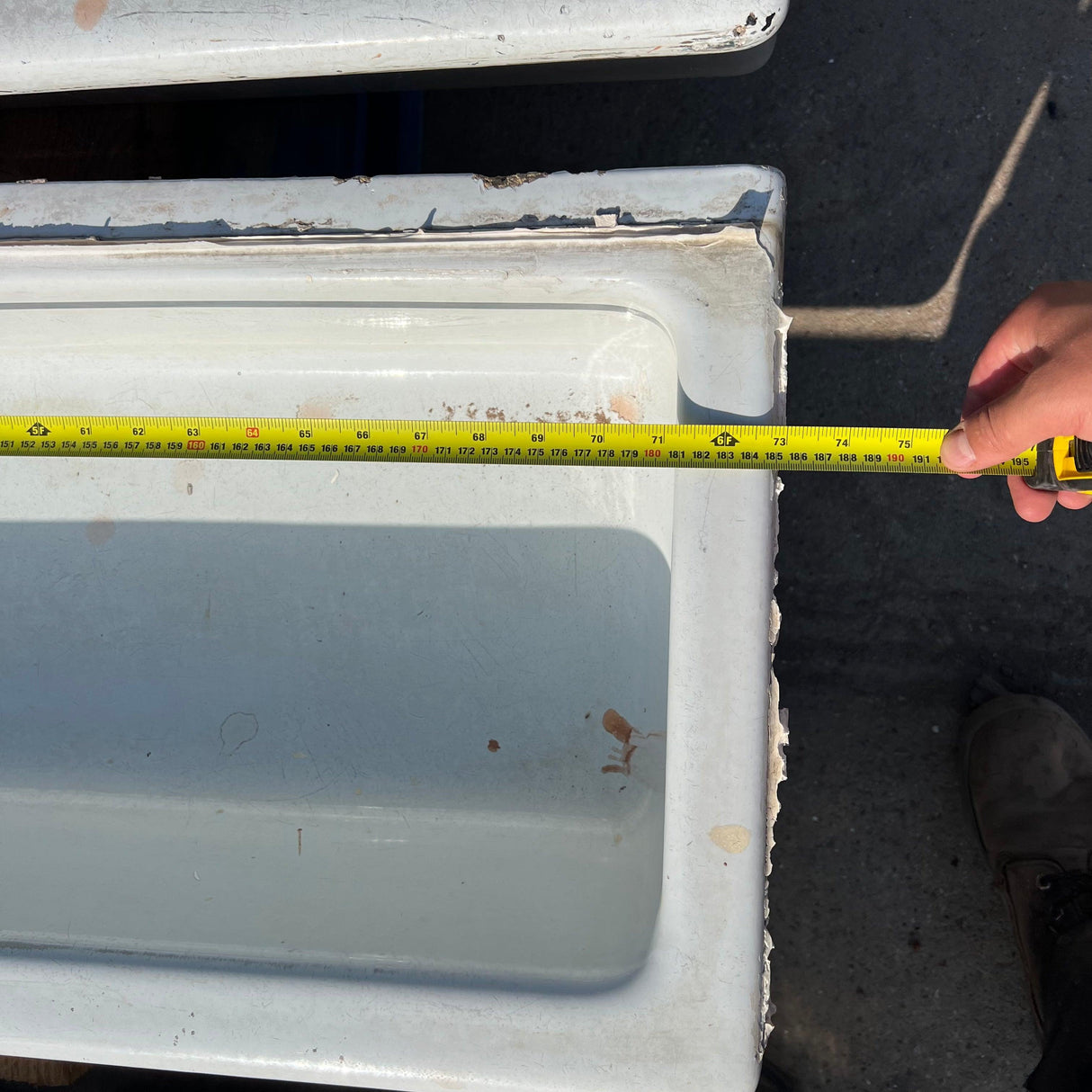 Vintage Original 6ft Ceramic Belfast Sink - Reclaimed Brick Company