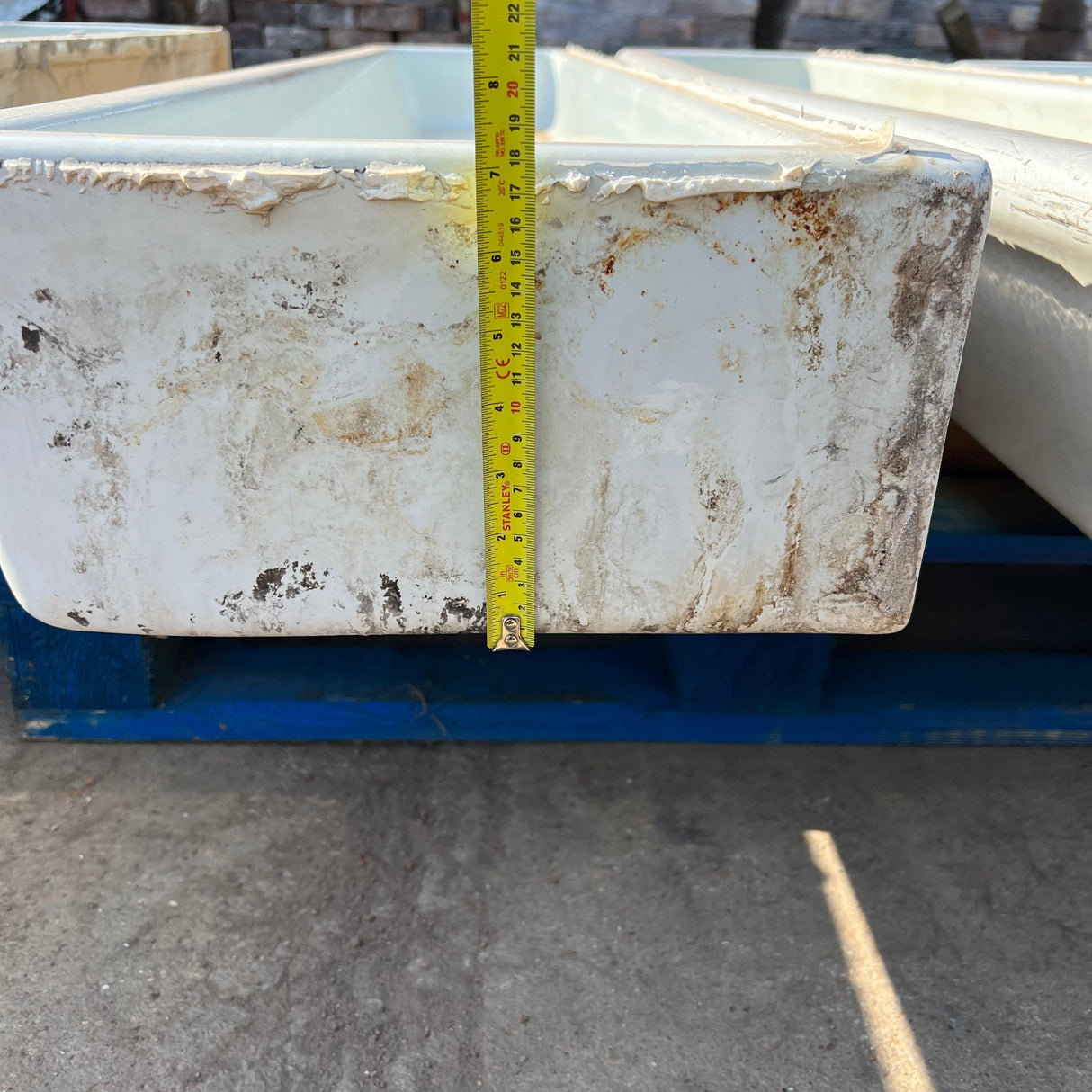 Vintage Original 6ft Ceramic Belfast Sink - Reclaimed Brick Company