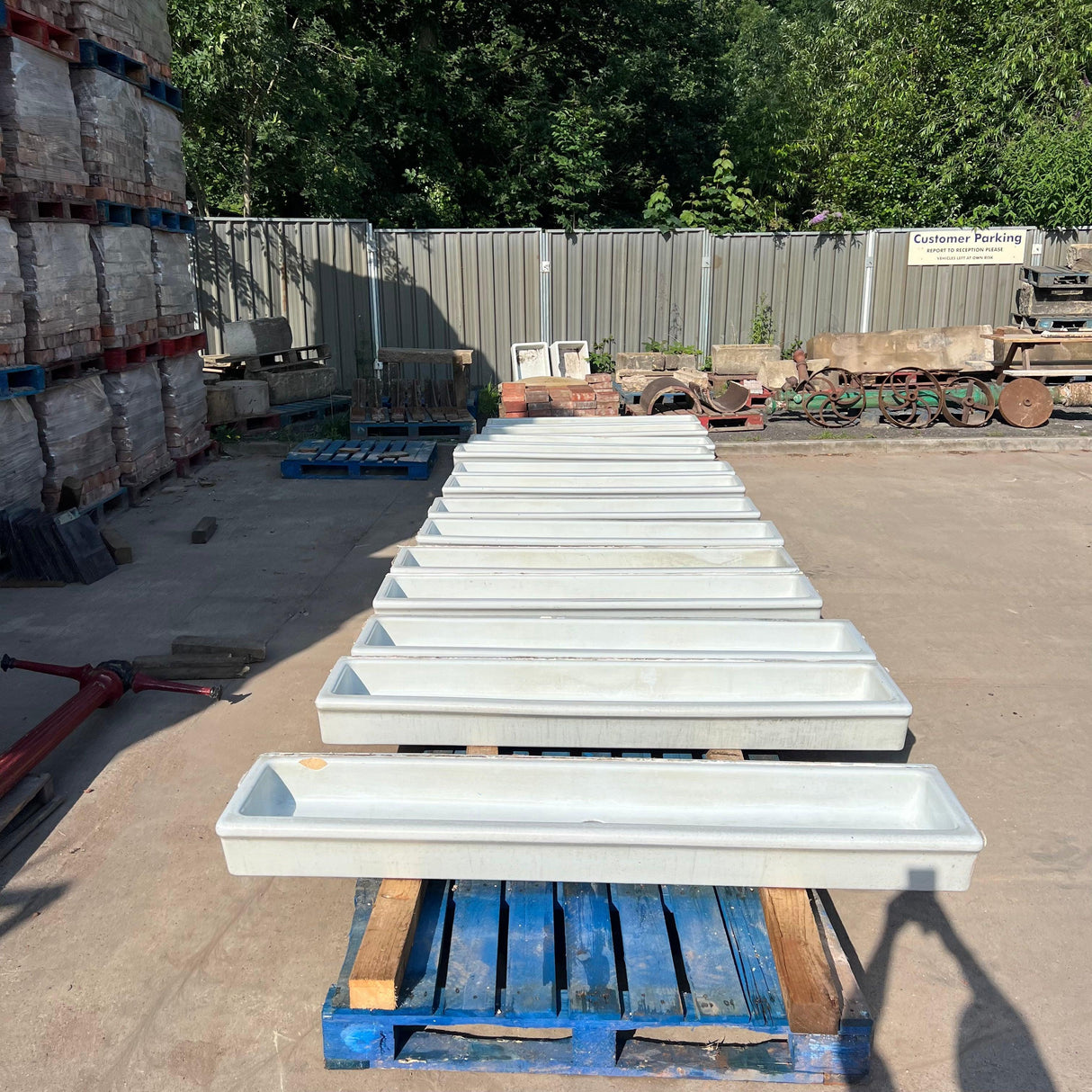 Vintage Original 6ft Ceramic Belfast Sink - Reclaimed Brick Company