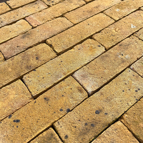 yellow brick laid