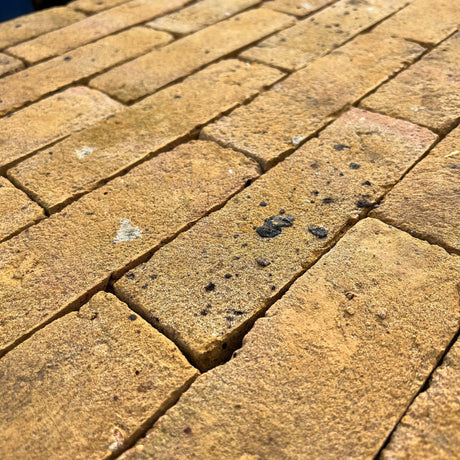 yellow stock brick laid