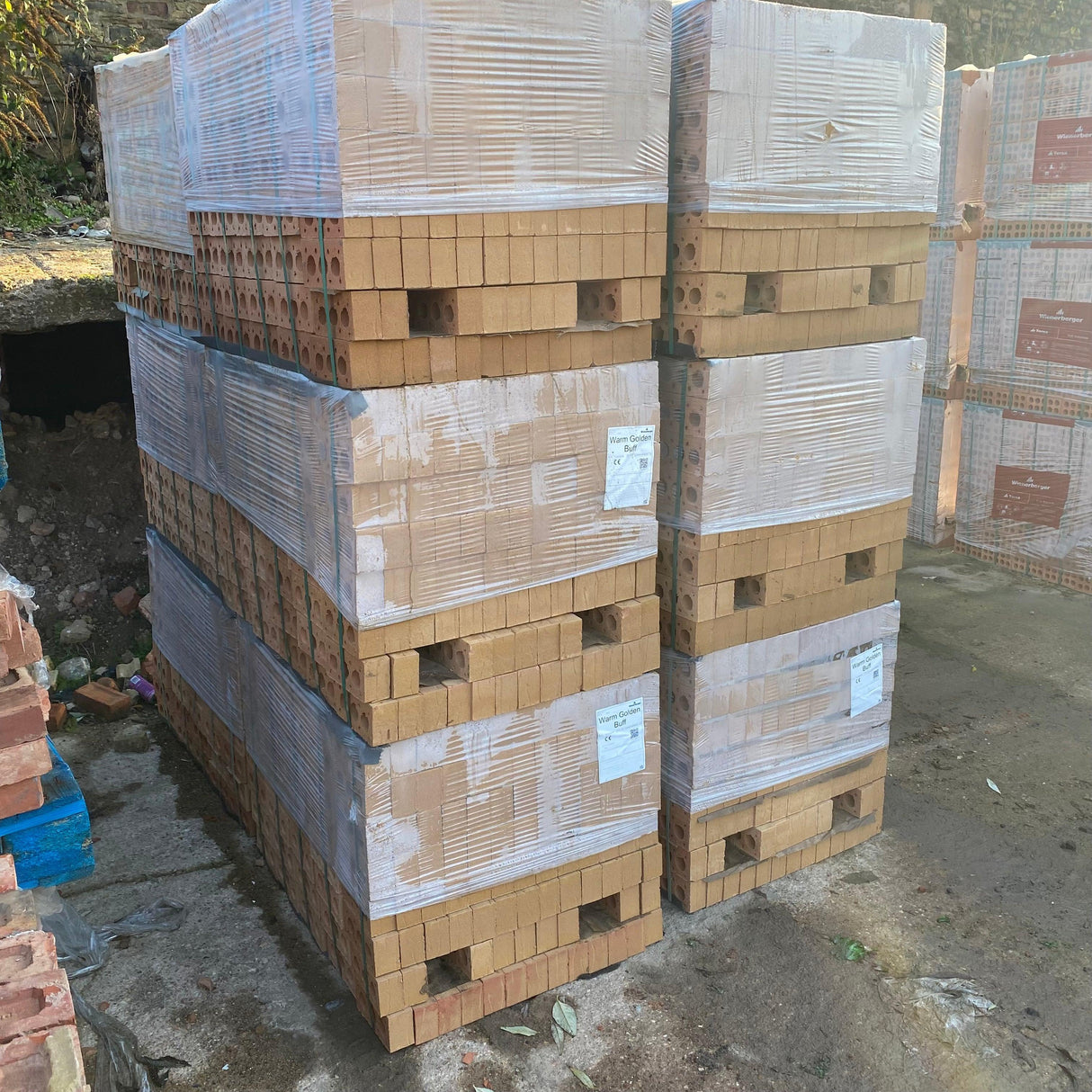 Wienerberger Warm Golden Buff Facing Brick - Reclaimed Brick Company