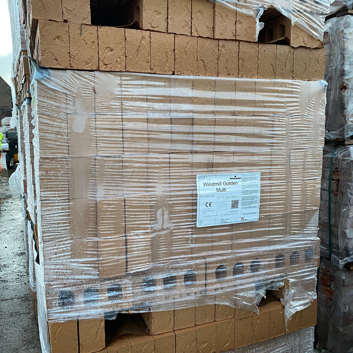 Wienerberger Windmill Golden Multi Facing Brick | Free Delivery - Reclaimed Brick Company