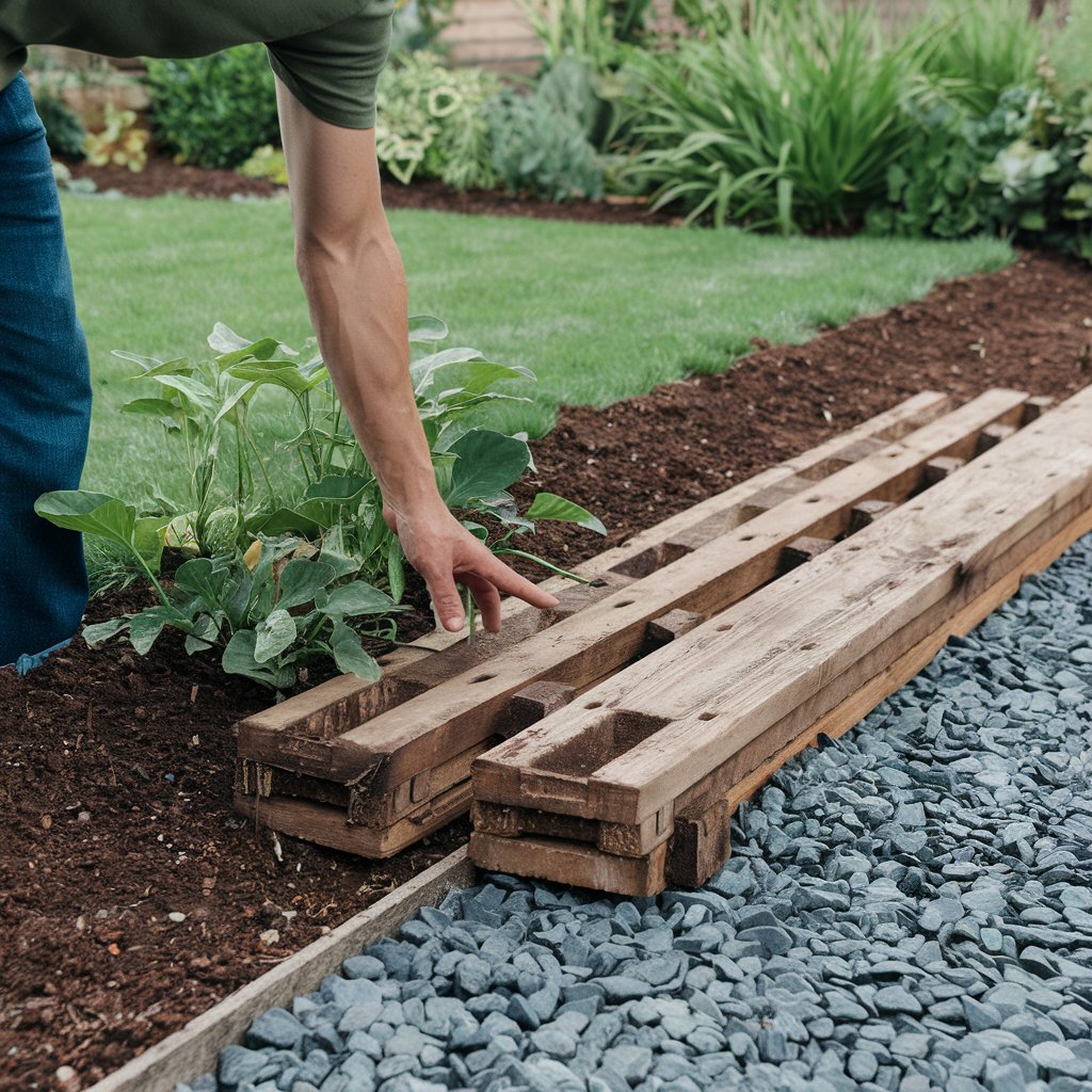 How to Lay Railway Sleepers on Soil for Your Garden Edge