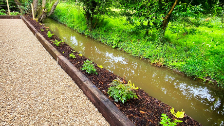 How to Lay Railway Sleeper Edging for Your Garden Border