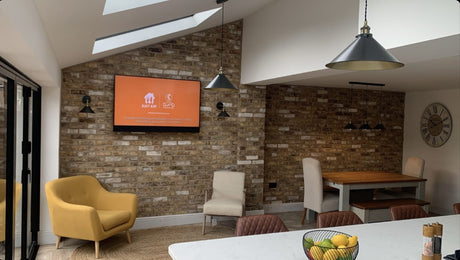 London Yellow Brick Slips for Kitchens and Internal Walls