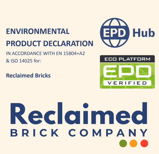 Reclaimed Brick Company Becomes UK First with Verified EPD for Reclaimed Bricks
