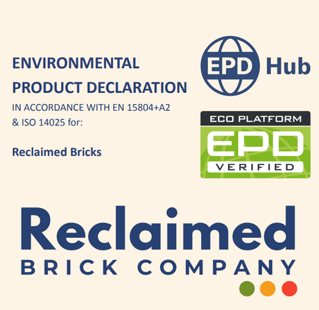 Reclaimed Brick Company Becomes UK First with Verified EPD for Reclaimed Bricks