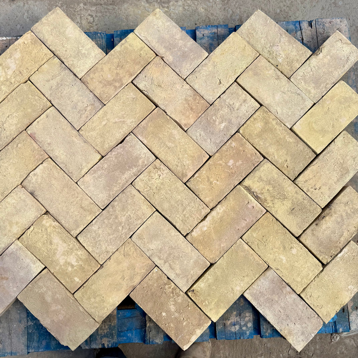 London Yellow Clay Brick Pavers | Pack of 500 Pavers | Free Delivery