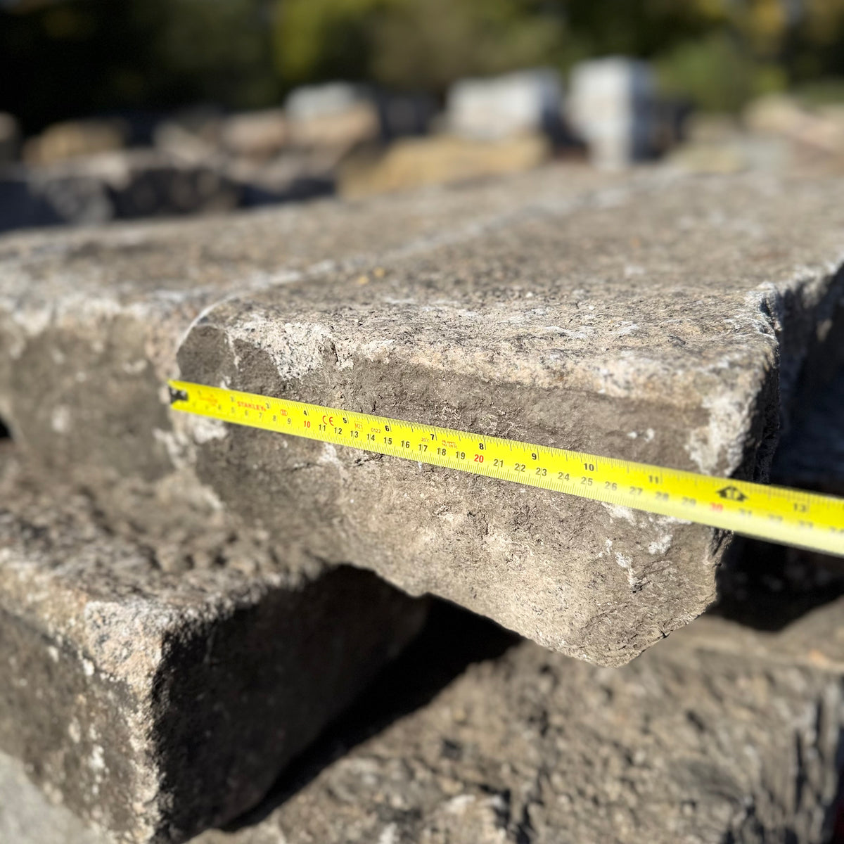 Reclaimed 12” x 6” Granite Kerbs