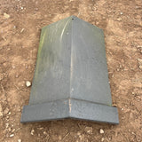 Staffordshire Blue Capped Triangle Roof Ridge Tile