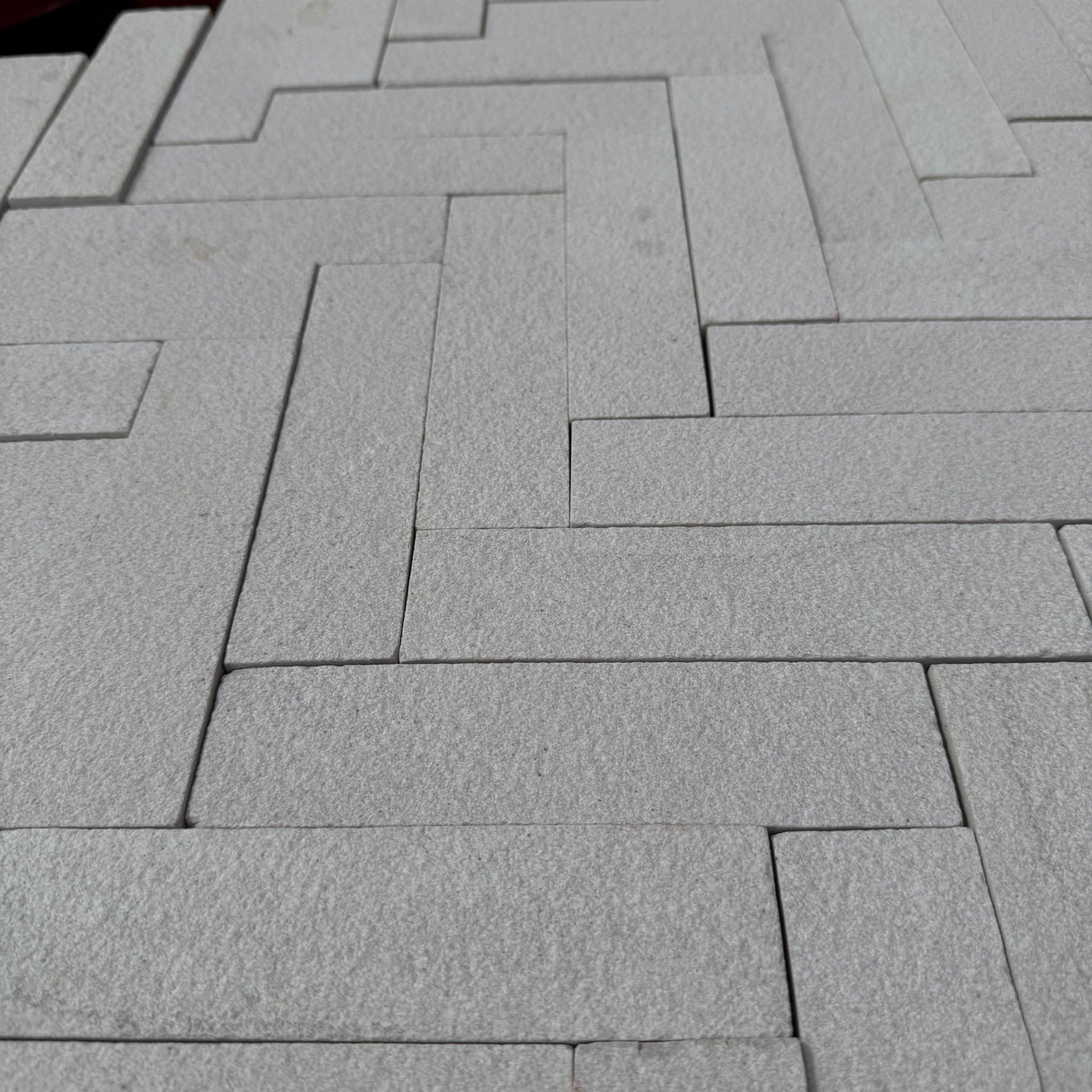 White Sandstone Stackers - 200mm x 50mm x 40mm - Per SQM
