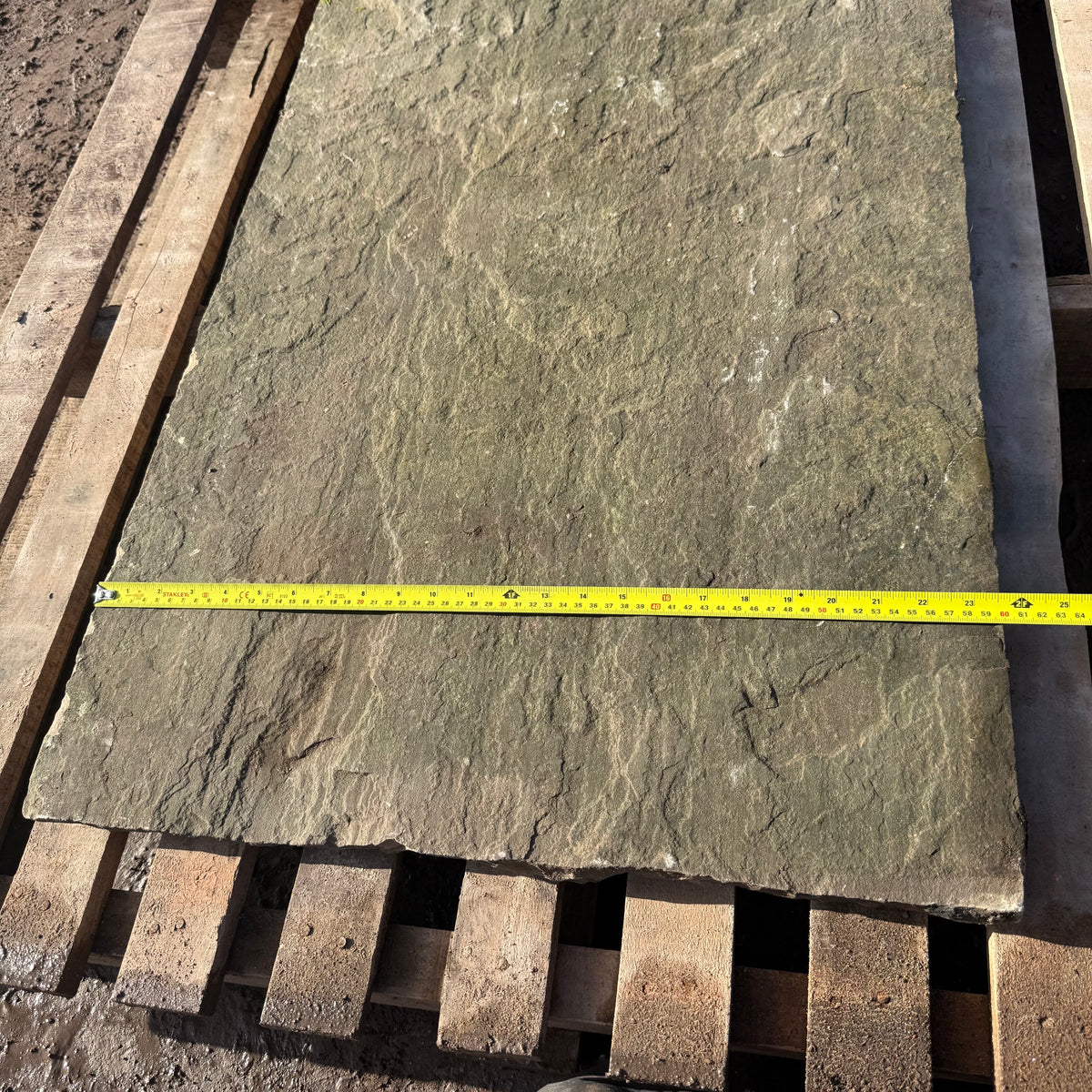 Reclaimed Stone Fireplace Hearth - 900mm x 600mm