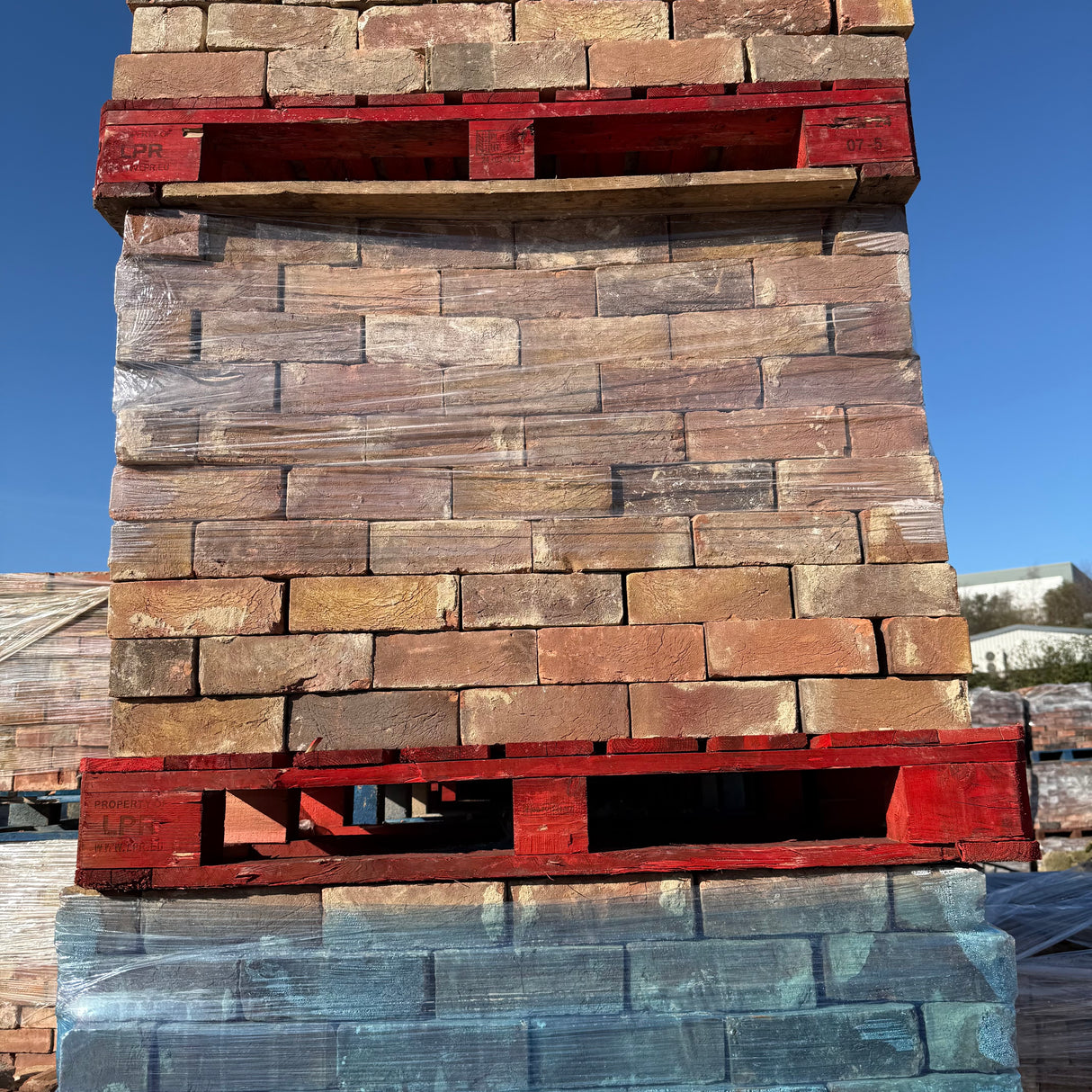 Reclaimed 80mm Rustic Texture Bricks - Pack of 250 - Free Delivery