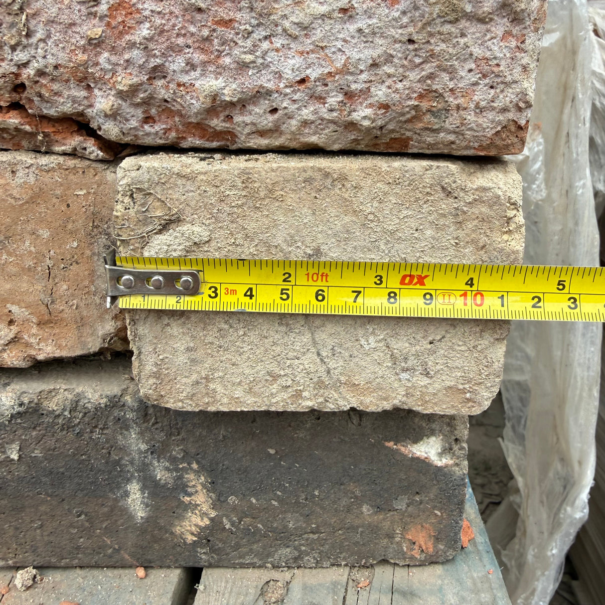 Reclaimed Yellow Multi Handmade Bricks | Pack of 250 Bricks | Free Delivery