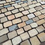 Reclaimed Sawn Yorkshire Stone Cobble Tops - Per SQM