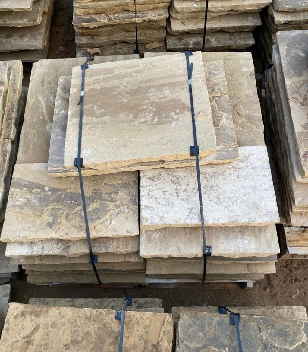 New Yorkshire Stone Riven Paving Flags - Per SQM