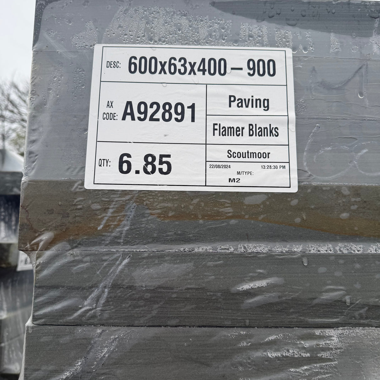 Marshalls Scoutmoor Grey Yorkstone Paving Slabs - Per SQM