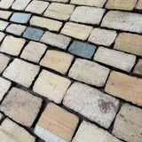 Reclaimed Sawn Yorkshire Stone Cobble Tops - Per SQM