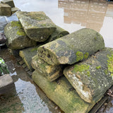 Reclaimed Round Stone Coping - Job Lot