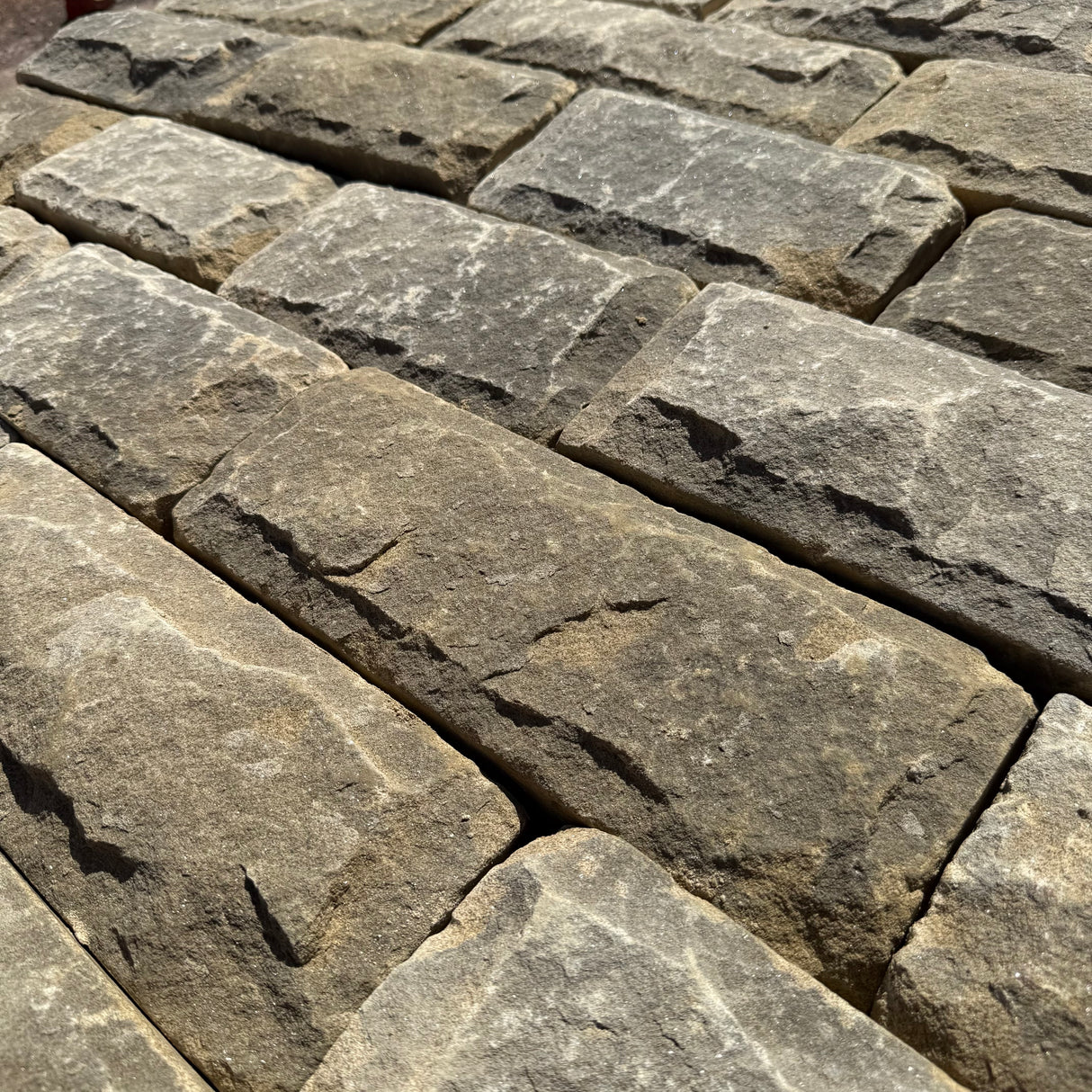 140mm Britannia Weathered Pitched Building Stone - Per SQM