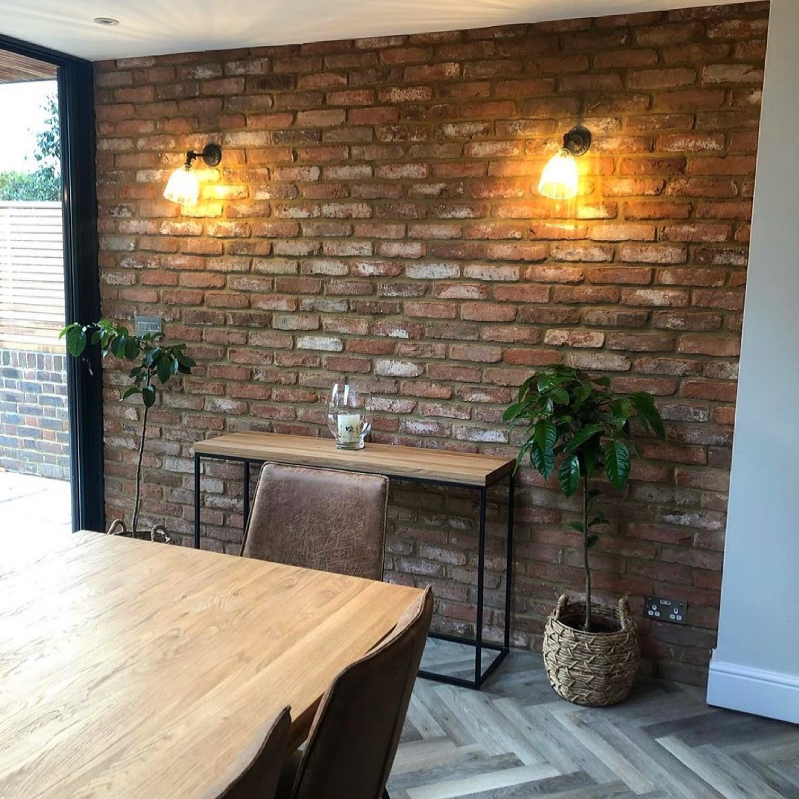 Reclaimed Tudor Brick Slips  - Handmade Brick Slips Cut From Real Reclaimed Bricks