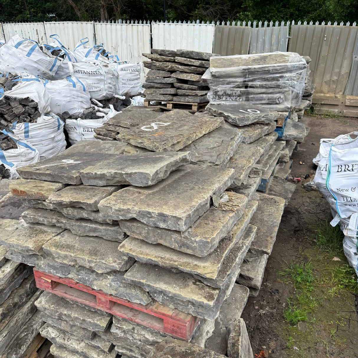 Reclaimed Yorkstone Mill Flag Paving - Per SQM
