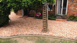 Garden Patio using Reclaimed Brick Pavers