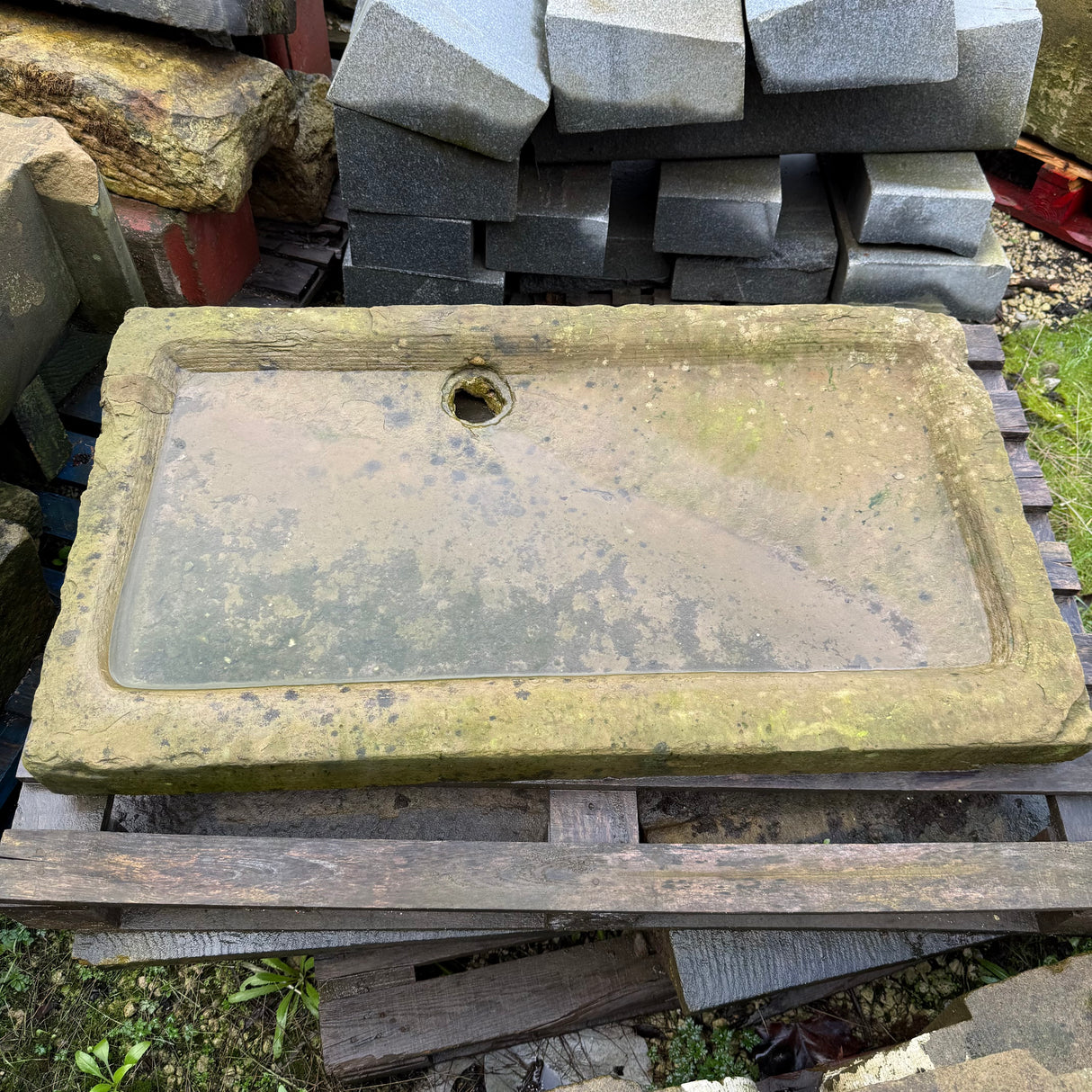 Reclaimed Stone Sink