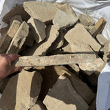 Reclaimed Flat Yorkshire Drystone Walling - Per Bag