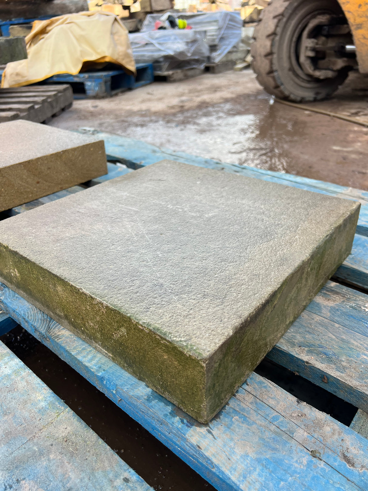 Reclaimed Stone Flat Square Pier Caps