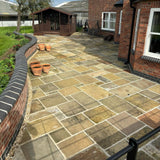 Reclaimed Yorkshire Stone Paving Patio in London