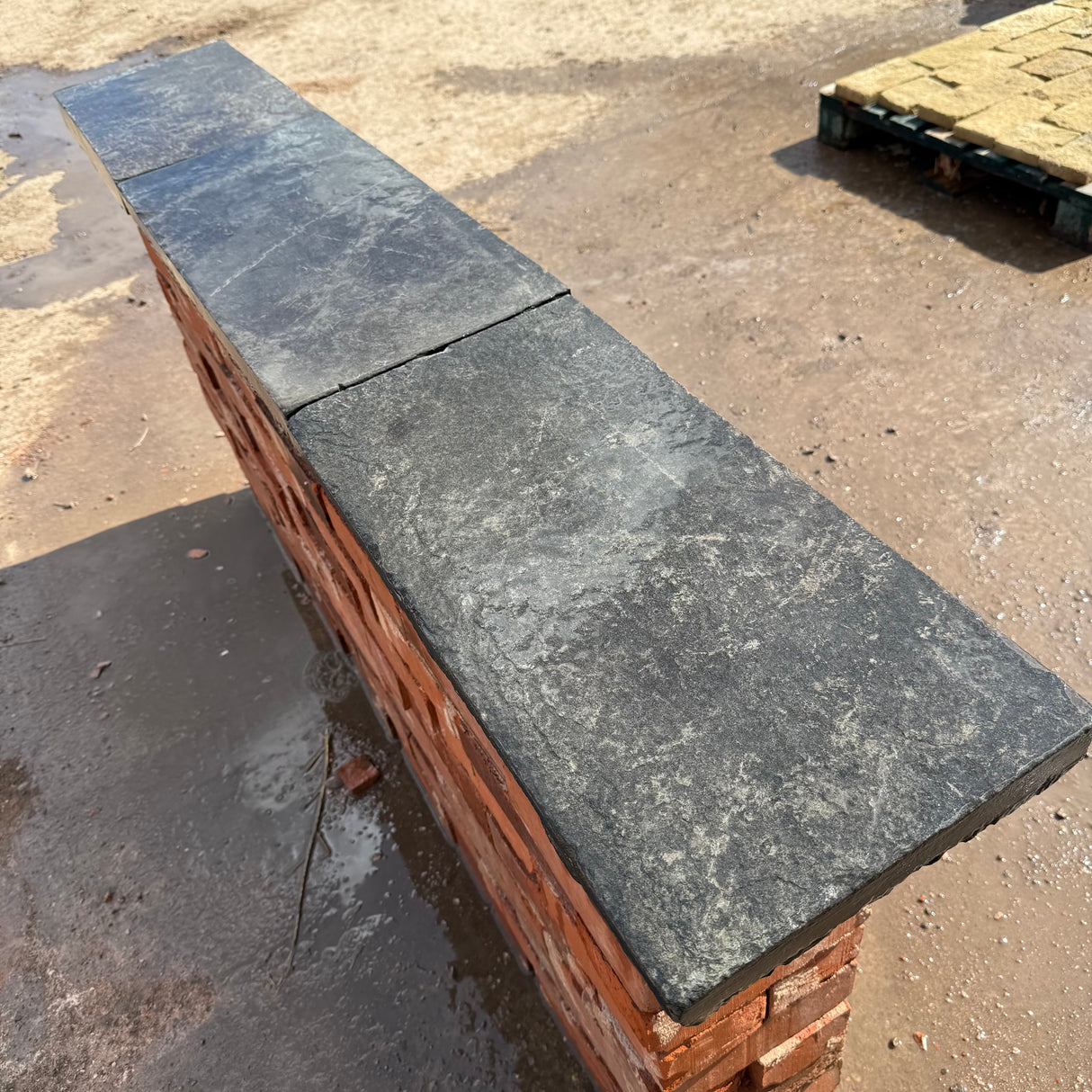 Reclaimed Pennant Stone Wall Coping