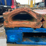 Reclaimed Terracotta Red Wall Coping - Job Lot