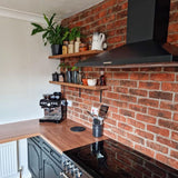 Handmade Brick Slip Kitchen Splash
