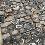 Natural Knapped Flint Cladding Blocks - Per SQM