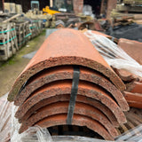 Marley Half Round Red Concrete Roof Rigid Tiles