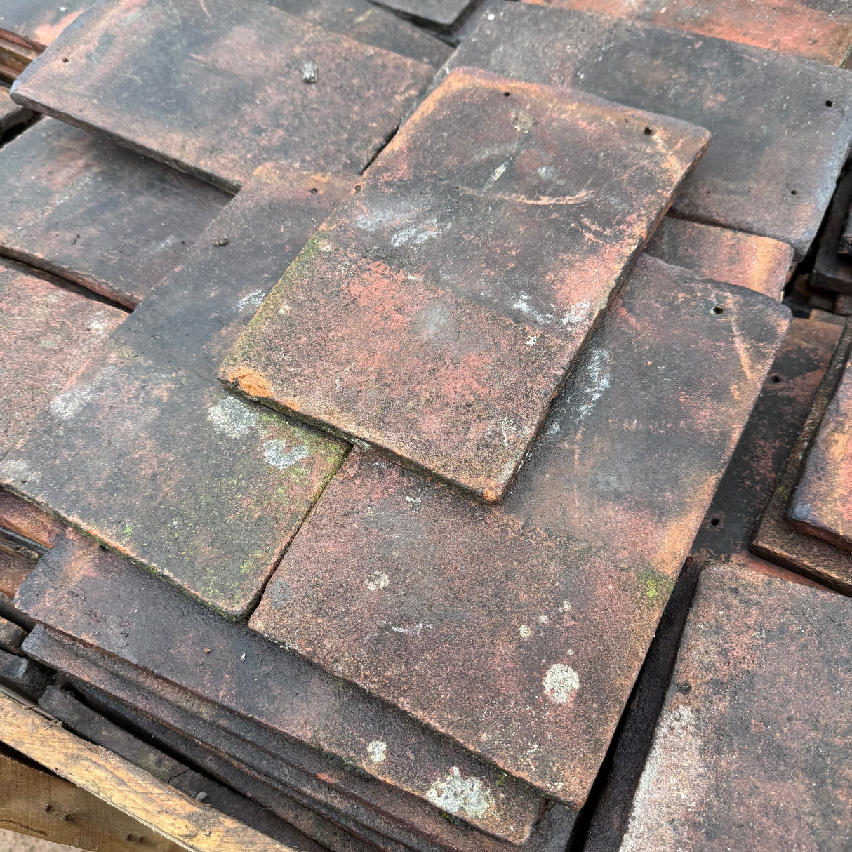 Reclaimed Handmade Clay Roof Tiles