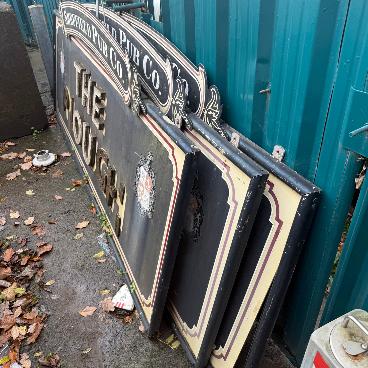 Salvaged ‘The Plough’ Vintage Pub Sign
