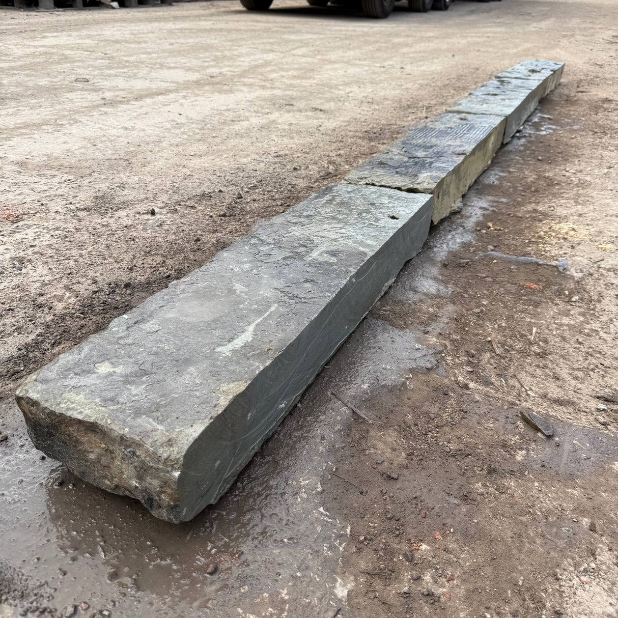 Reclaimed Yorkshire Stone Kerbs - 12” x 5”