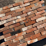 Reclaimed 2 1/2” Farmhouse Handmade Bricks | Pack of 250 Bricks | Free Delivery