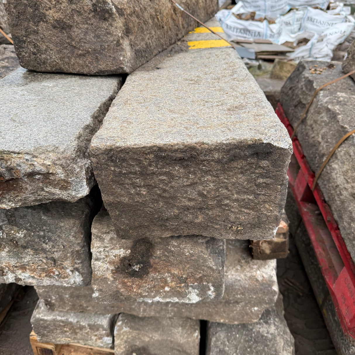 Reclaimed 12” x 8” Granite Kerb Stones