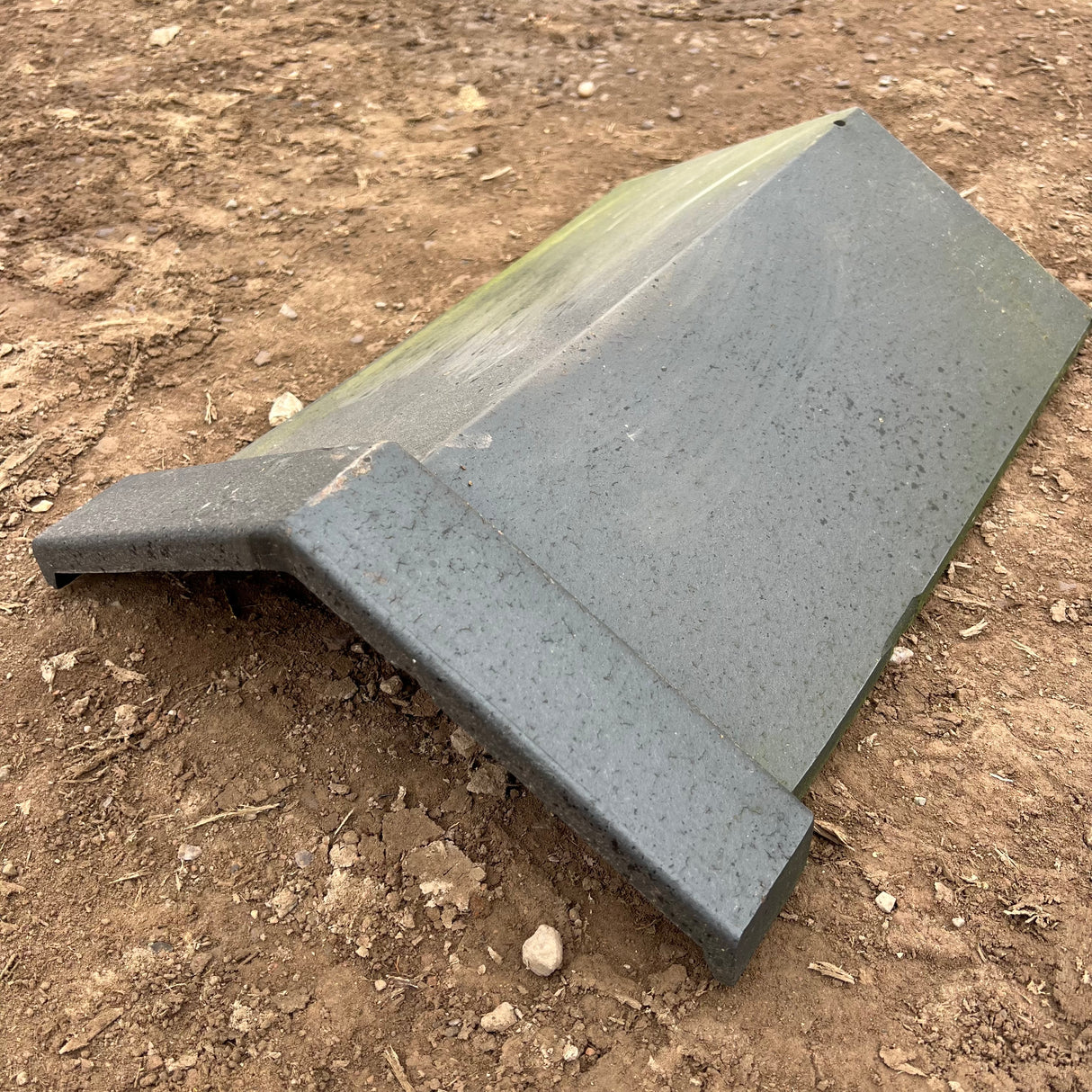 Staffordshire Blue Capped Triangle Roof Ridge Tile