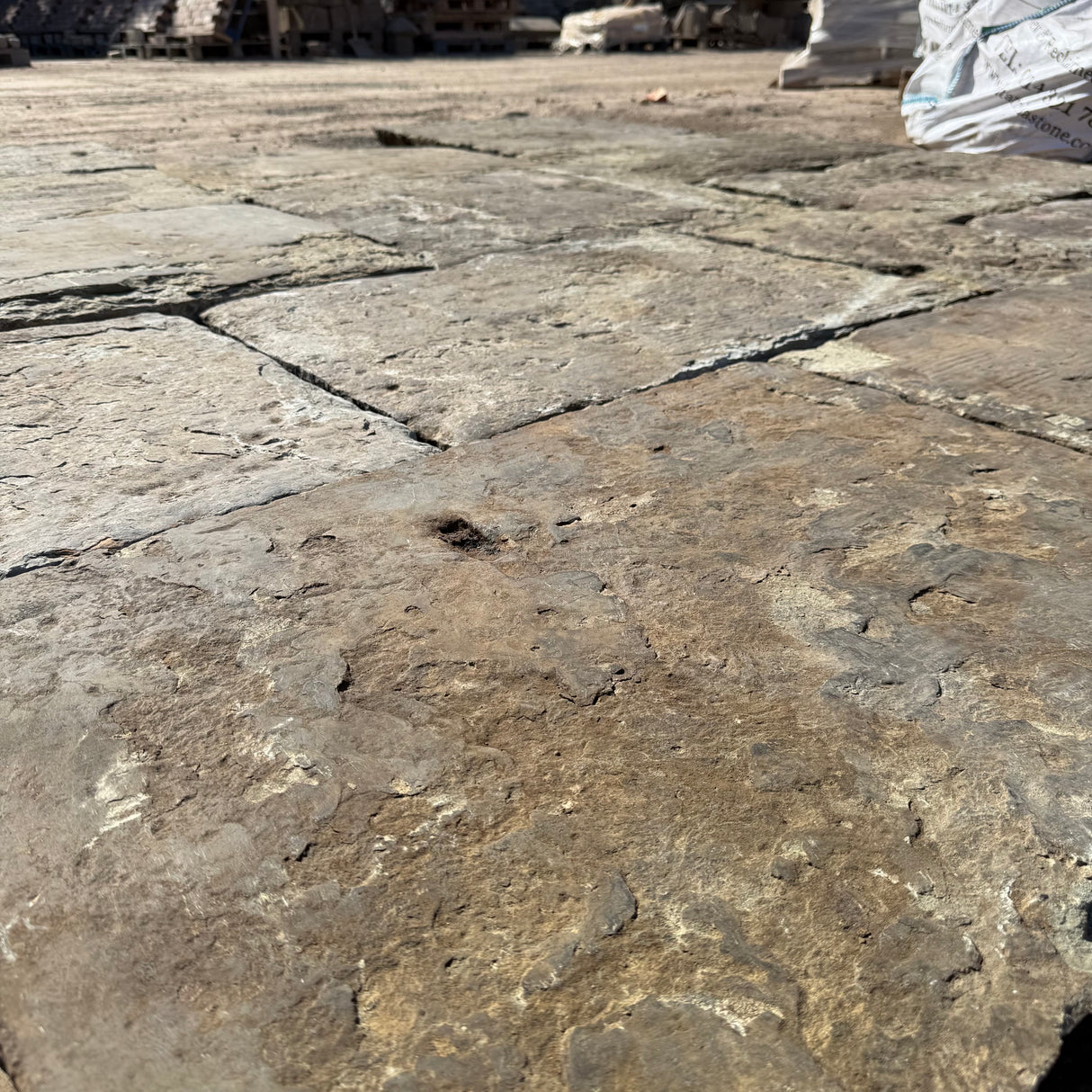 Reclaimed Yorkstone Mill Flag Paving - Per SQM