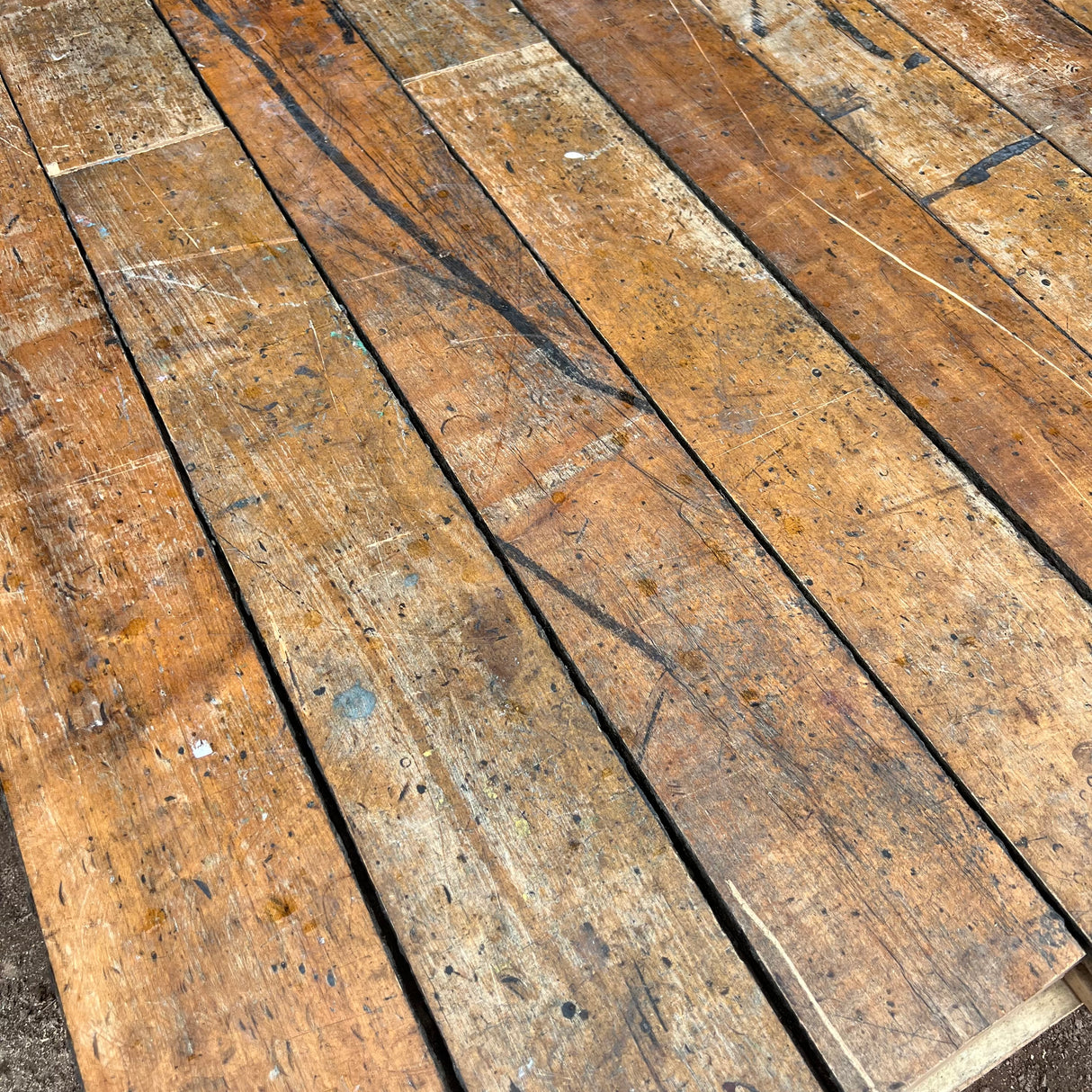 Reclaimed Pitch Pine 4” T&G Flooring