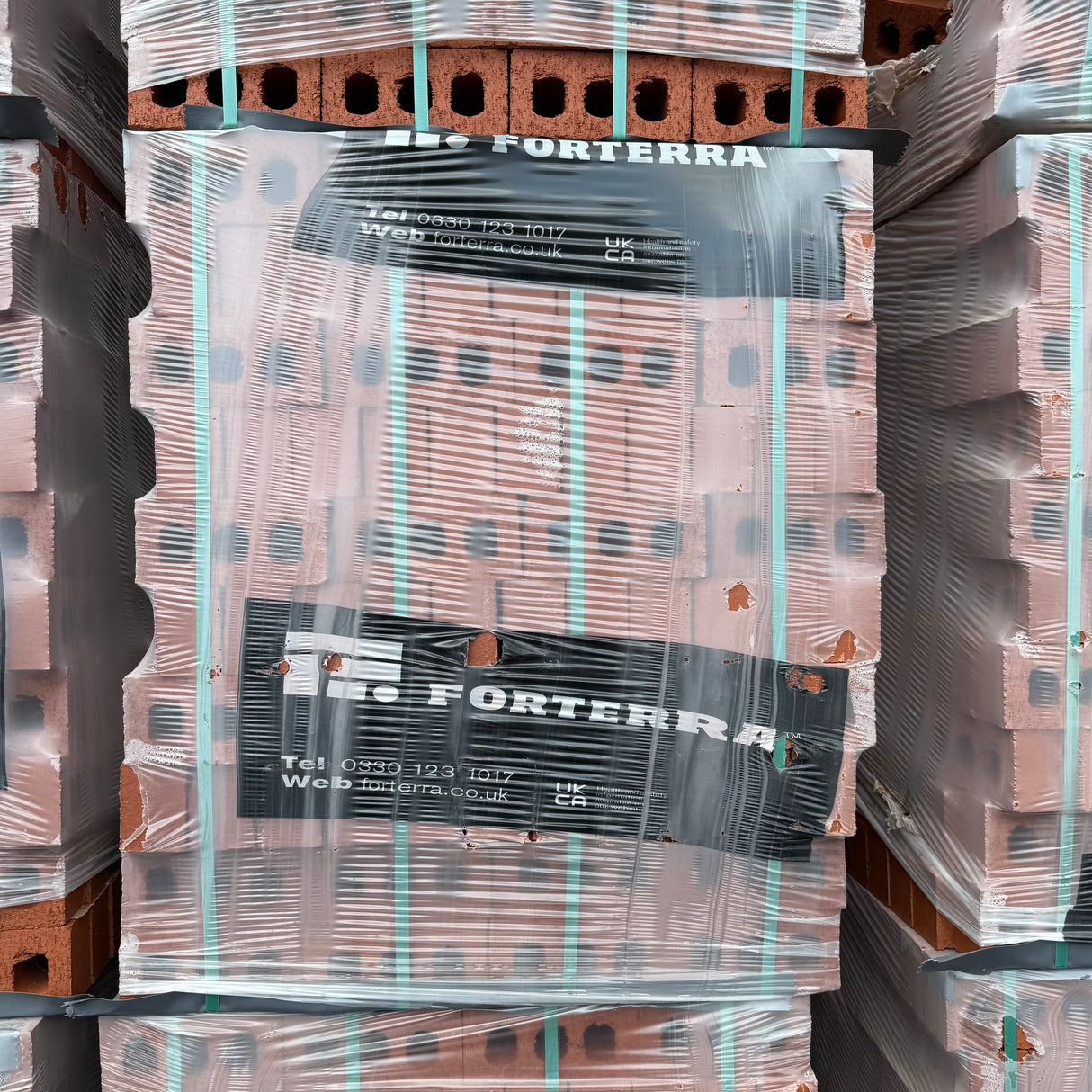 Forterra St Anne’s Smooth Red 75mm Bricks - Pack of 424