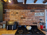 Reclaimed Industrial Blend Brick Slips - Cut From Real Reclaimed Bricks