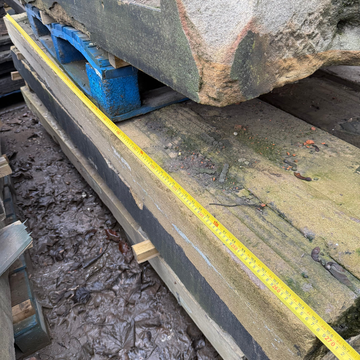 Reclaimed Large Stone Slab